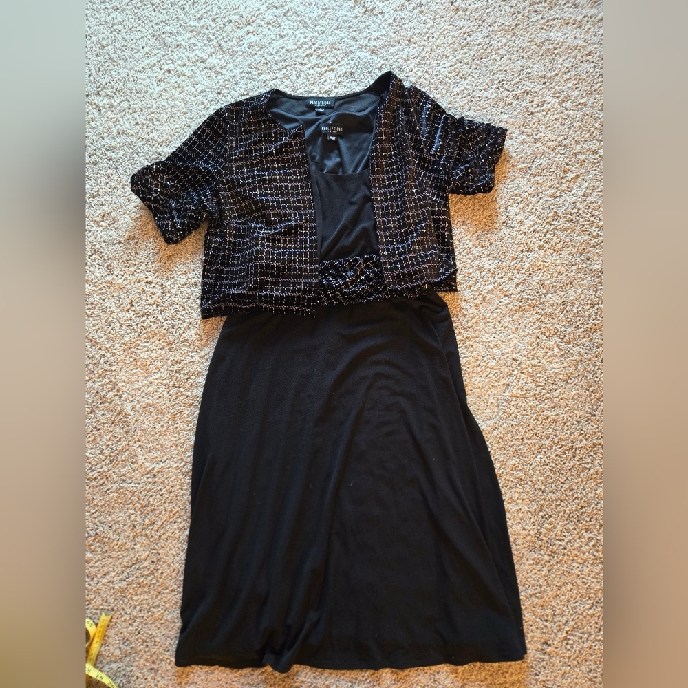 Perceptions Black Dress